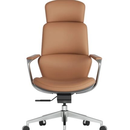 Premium Ergonomic Leather Executive Office Chair Brown
